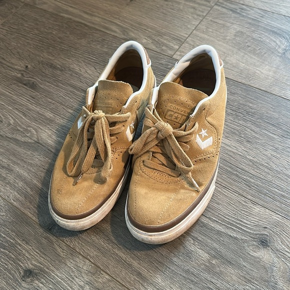 L. Lopez Converse Brown Sneakers size 6.5 women’s - Picture 2 of 6